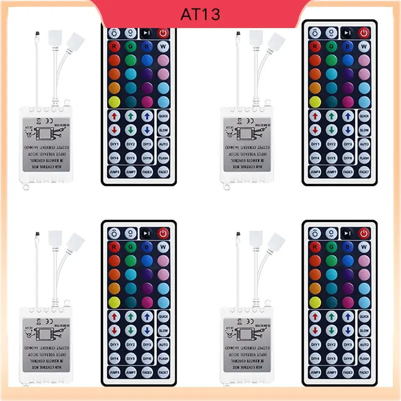 

AT13 4X Светодиодная лента RGB Блок управления с дистанционным управлением 44 клавиши Блок управления RGB 44 клавиши