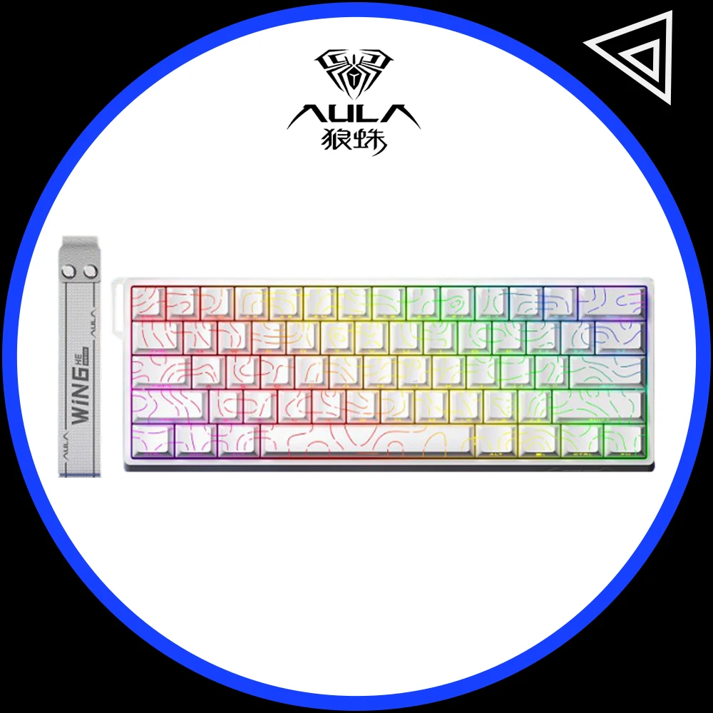 AULA WIN60 WIN68 HE Esports Magnetic Switch Keyboard Rapid Trigger 8K Return RGB Hotswap 60% 68% Custom Gaming Keyboard Vorlant