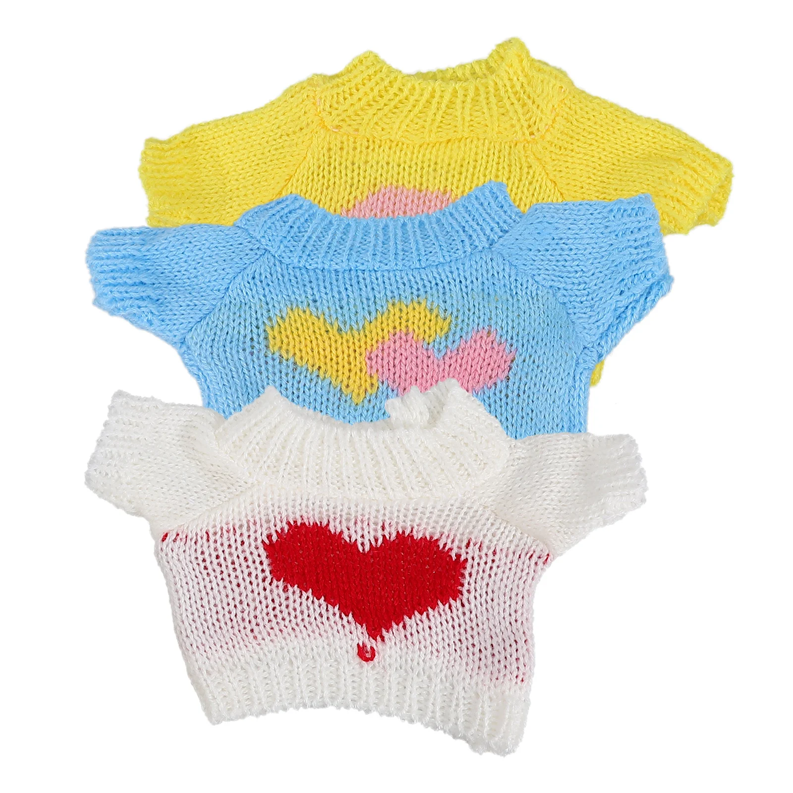 3 Pcs Accessories Clothes for Kids Adorable Bear Decor Children Delicate Yarn Reusable Costume