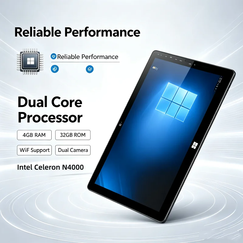 10.1 INCH DS102 64 Bit Tablet PC 4GB RAM 64GB ROM WINDOWS 10 Z8300 CPU 1280*800 IPS WIFI Quad Core Dual Camera HDMI-Compatible