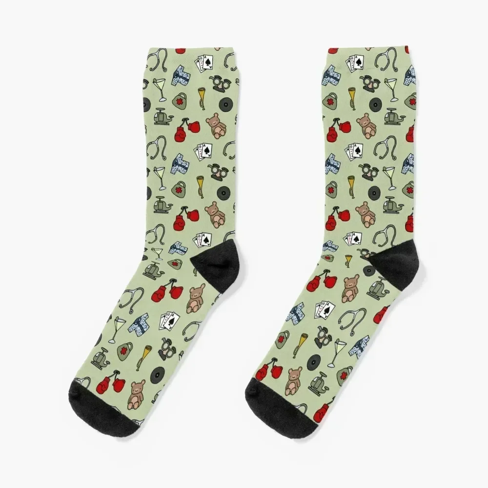 

Martinis and Medicine Socks anime designer brand designer snow Socks Male Women's