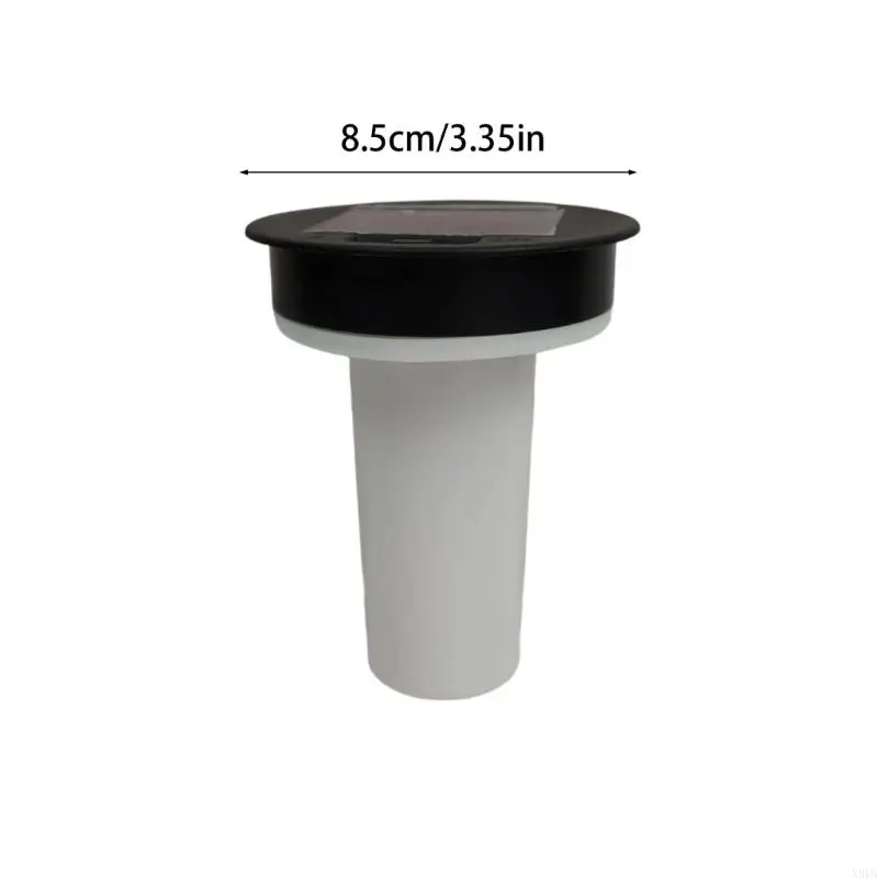 X9FA 2PCS Solarlicht Ersatztage Top wasserdichte Simulation Flame LED Solarleuchte