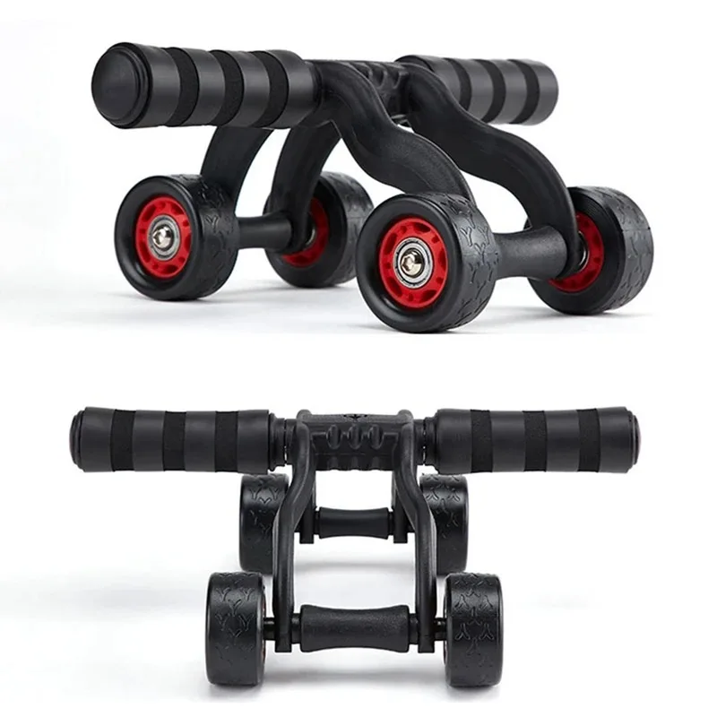 Abdominal Trainer Abdominal Roller Strong Load Bearing Four-wheel design Strengthen Core and Tone Abs Muscle Train