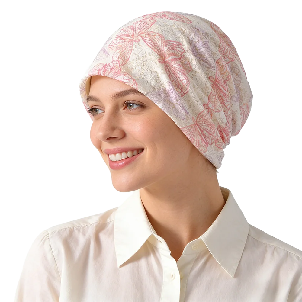 Lockere, lässige Chemo-Schlafmütze, Beanie-Mütze, Kopfbedeckung – Detail 7