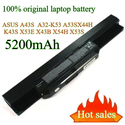 Original Laptop Battery ASUS A43S Battery A32-K53 A53S X44H K43S X53E X43B X54H X53S