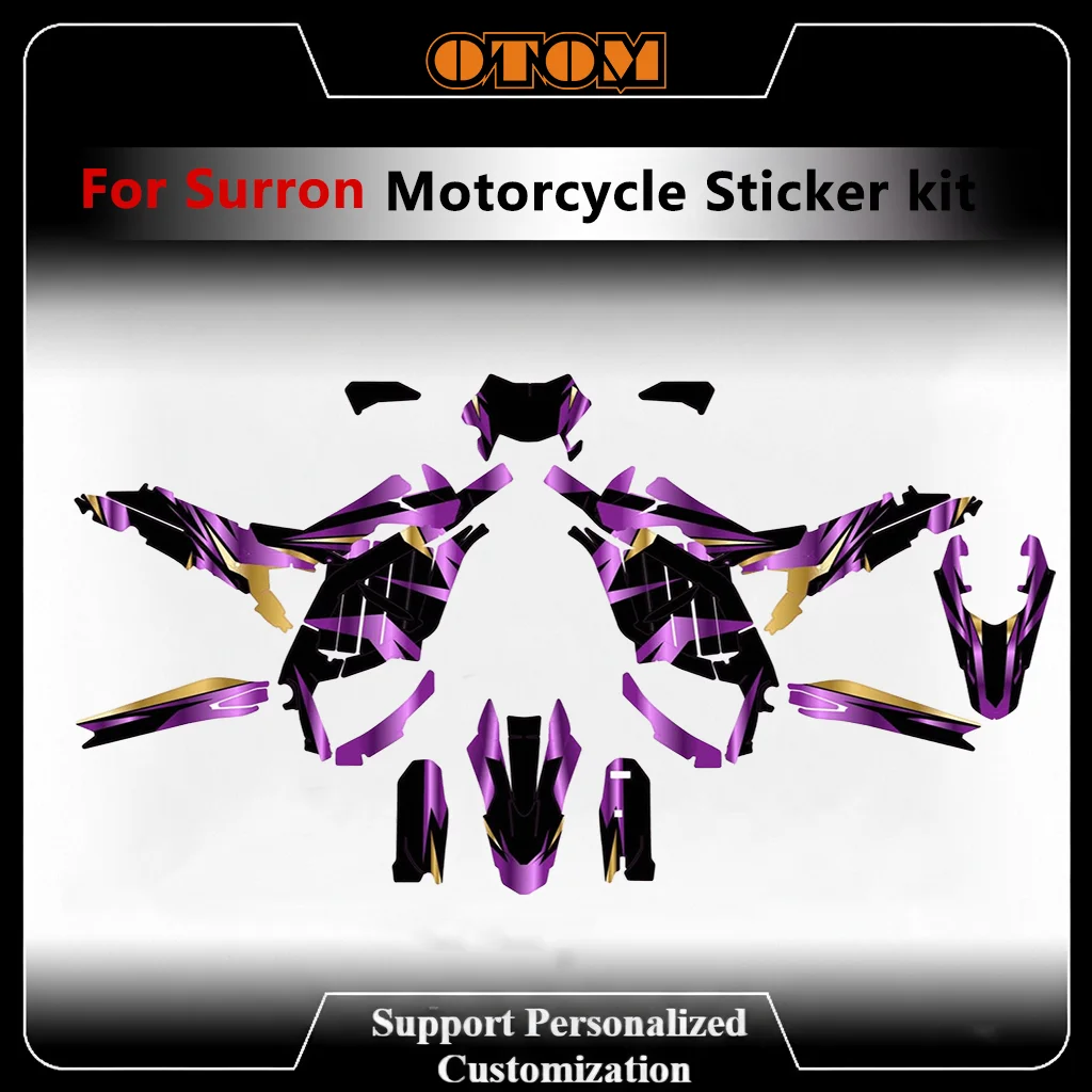 for-surron-ultra-bee-2023-2025-motocross-graphic-background-decals-sur-ron-holographic-thicken-glossy-stickers-kit