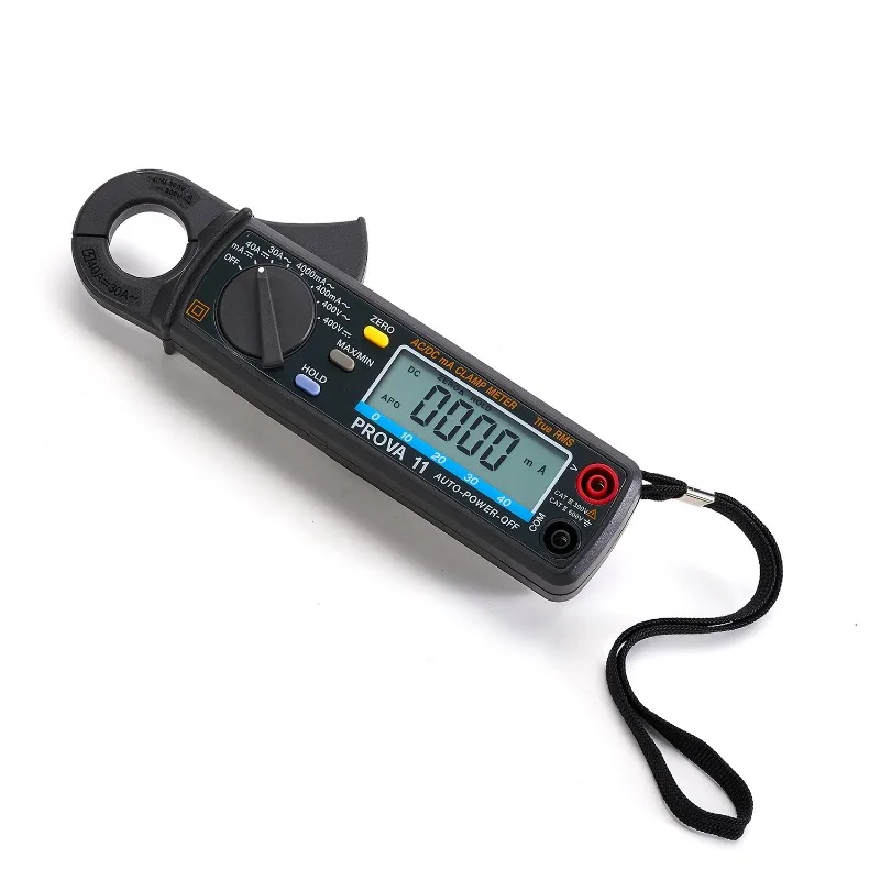 11 TES true  RMS AC DC  Digital current clamp meter