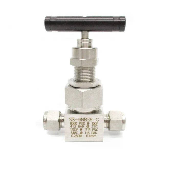 

Оригинальный выпускной игольчатый клапан Swagelok SS-6NBS6 316, нержавеющая сталь, тяжелый сервис, корпус, NPT 3/8 дюйма