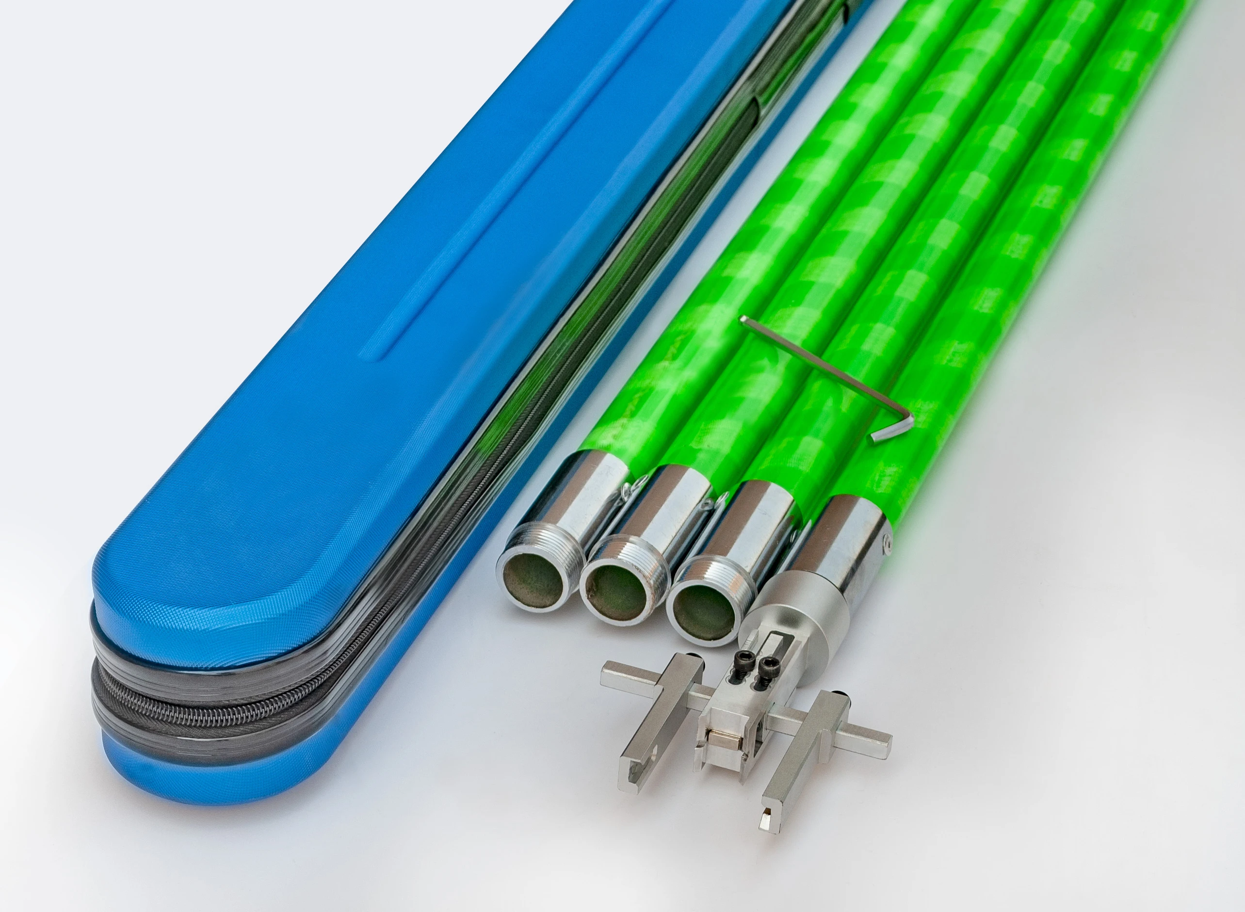 Haakartefact, met overhead hangende machine