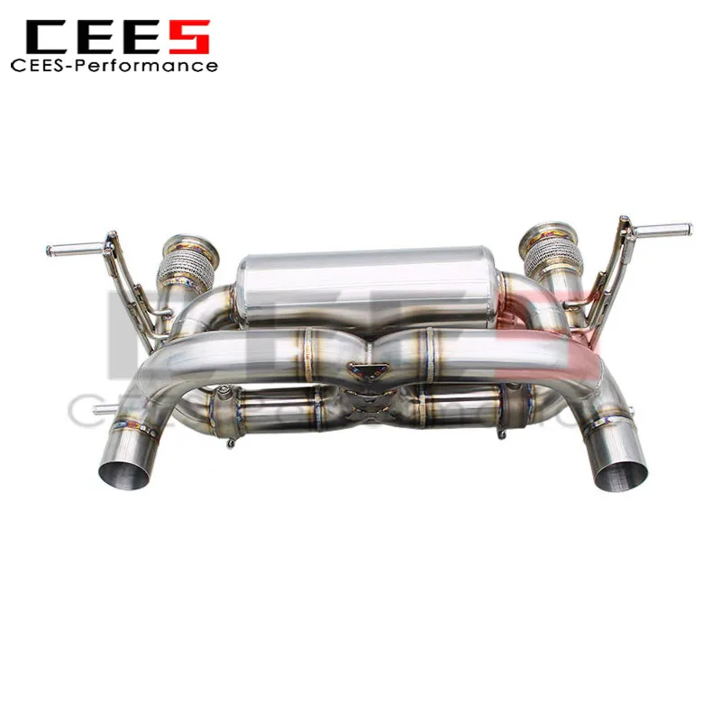 CEES Axle Back Exhaust System for Lamborghini Huracan STO/EVO/TECNICA 5.2L 2019-2024 SS304 Catback with Valved Conntrol
