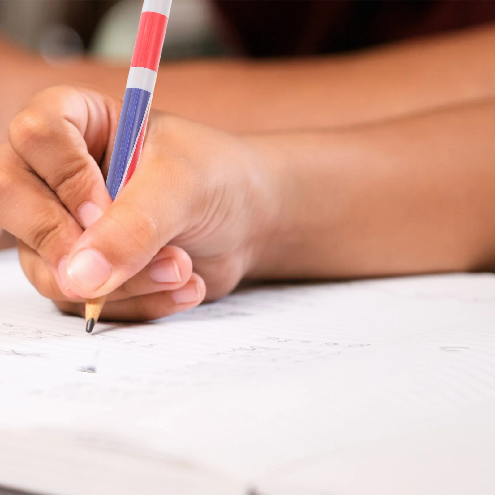 60-delige potloden bulk gekleurd handig schrijven houten schetsen Engeland vlag draagbaar opstellen studentenkantoor