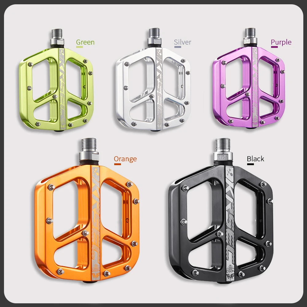 Bike Pedals Mountain Bike Pedal  9/16 inch Lightweight Bicycle Platform Flat Pedal for BMX MTB Adult Road Bi