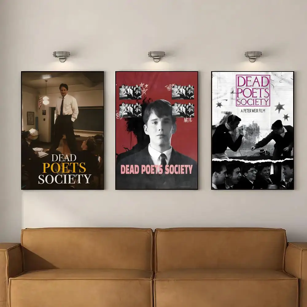 Movie D-Dead Poets Society Poster Room Decor Home Wall Art Printing Waterproof Garage Bed Room Posters Gift
