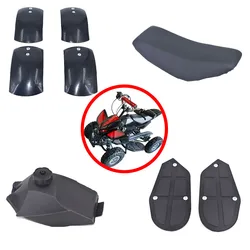 Mini ATV Quad Seat / Plastic Fuel Tank / Foot Rest / Wheel Plastic Fender For 47cc 49cc Small Bikes