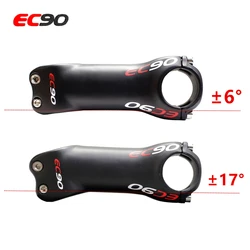 Carbon Fiber Bicycle Stems Mountain Road Bike Riser Rod Vertical pipe17 Degree 6 Degree 28.6-31.8MM Cycling Accessories 