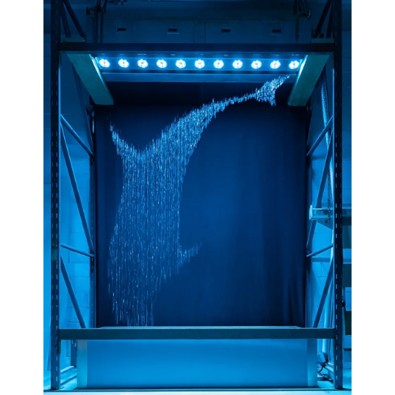 custom.Design Hot Sell Decorative Features Graphic Waterfall Writing Rain Digital Curtain Fountain Indoor O