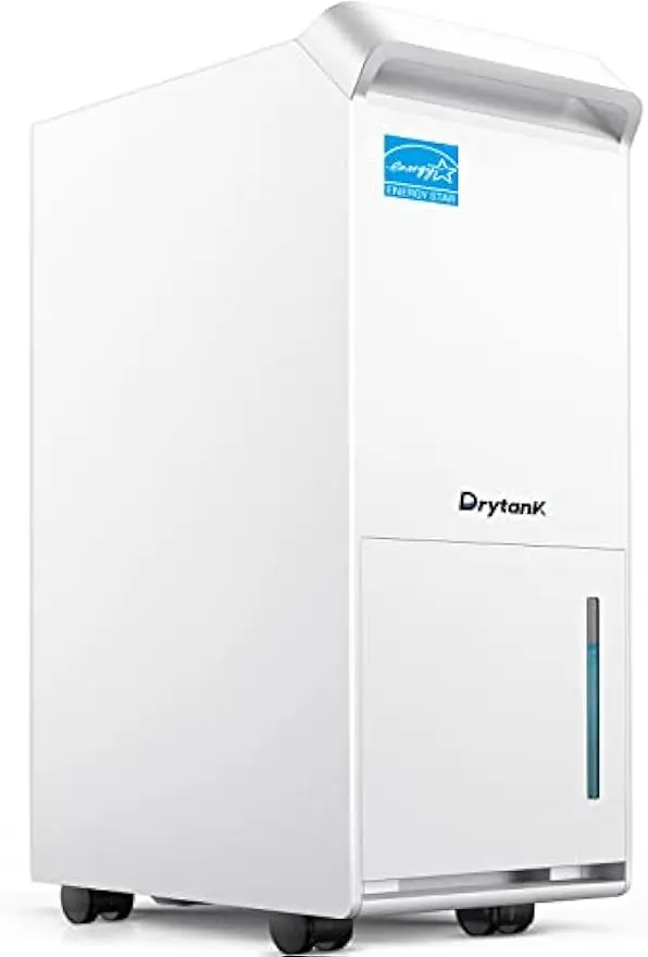 70 Pint Energy Star Dehumidifier for Basement with Drain Hose, 5,300 Sq.Ft DryTank Dehumidifiers for Home Large Room