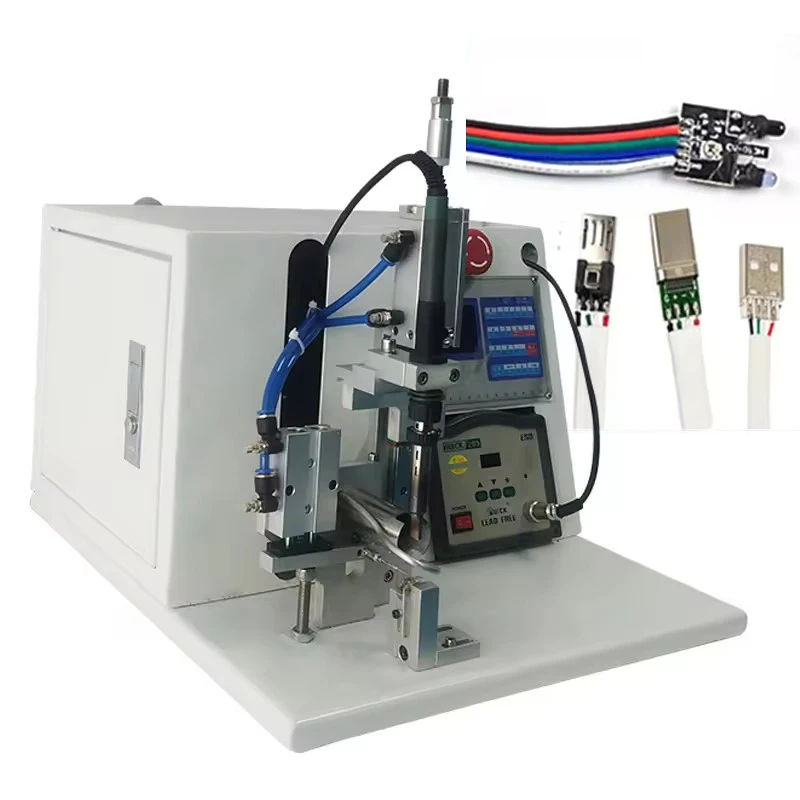 

Soldering Machine PCB LED Terminal Switch Socket Dip Soldering Machine Semi-automatic Terminal Wiring Harness Welding Machine