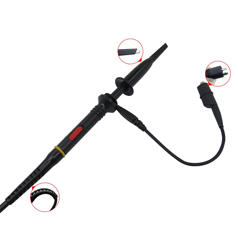 Imagem -04 - High Precision Osciloscópio Probe Kit Multímetro Tester Test Leads Acessórios para Zt703s 60mhz 1x 10x Mayitr