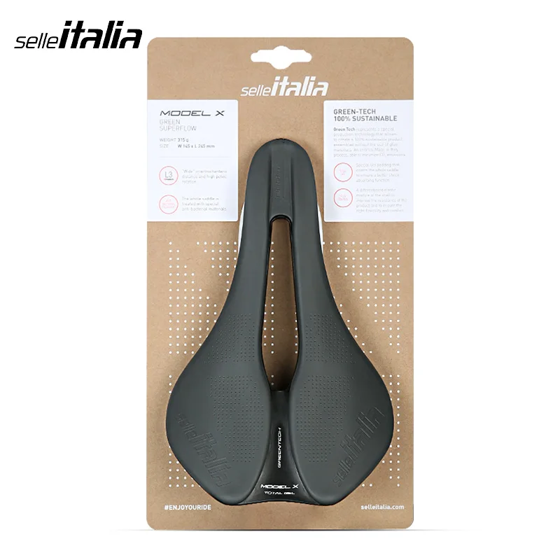 Selle Italia Racing Bicycle Saddle MTB Road Bike Total GEL Training Grade  Cycling Cushion Short Nasal Hollow Breathable Seat