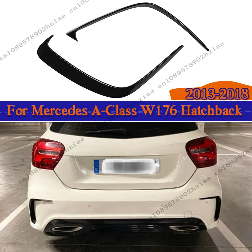 Rear Bumper Lip Side Vent Spoiler For Mercedes A-Class W176 A200 A250 A260 A45 AMG Hatchback 2013-2018 Car Accessories