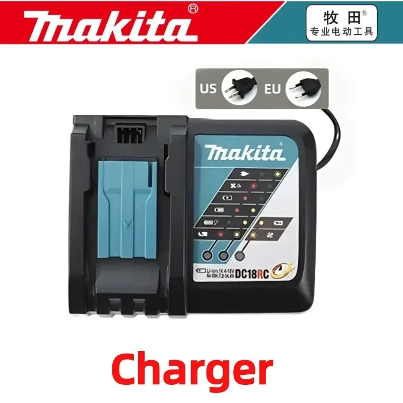 Original mit Ladegerät BL1860 Wiederaufladbare Batterie 18V 6,0Ah Lithium-Ionen für Makita 18V Akku 6Ah BL1850 BL1880 BL1860B LXT400