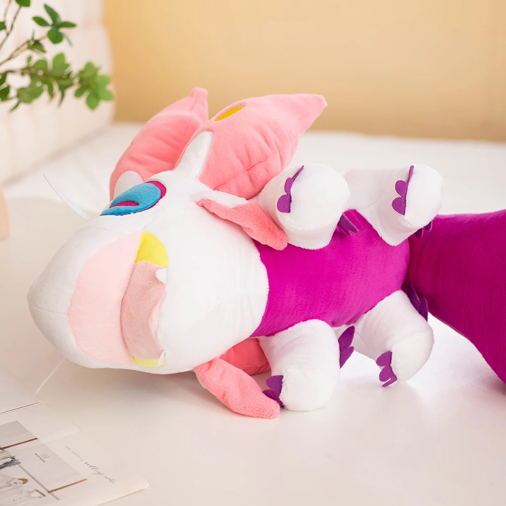 Mizutsune Caçador de Monstros 42cm ‌   Fox pelúcia bonecas travesseiro macio plushie animal brinquedo kawaii bonito brinquedo crianças presente de natal