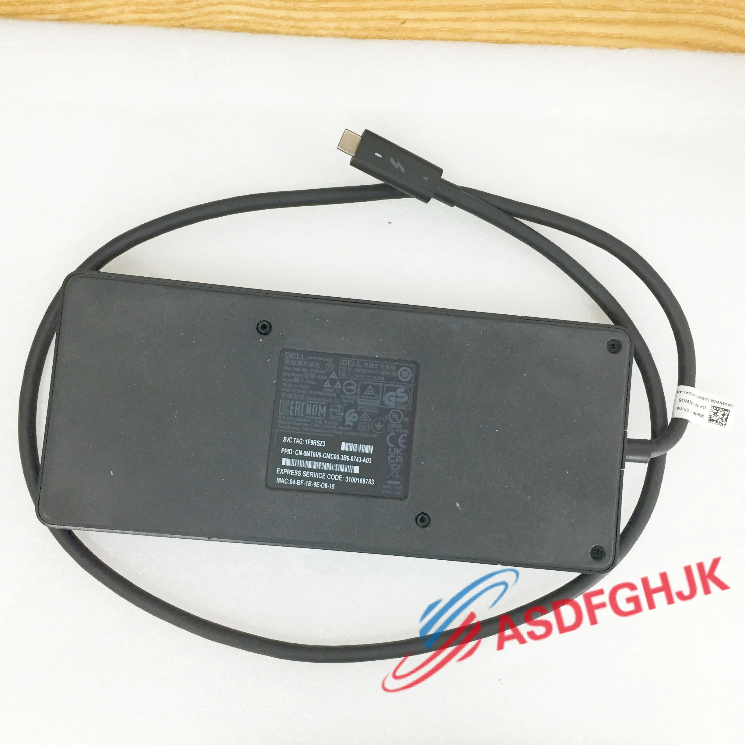 FOR Dell WD22TB4 Thunderbolt 4 Docking Station 0MT6V9 CN-0MT6V9 MT6V9 09NWD6 CN-09NWD6 TEST OK