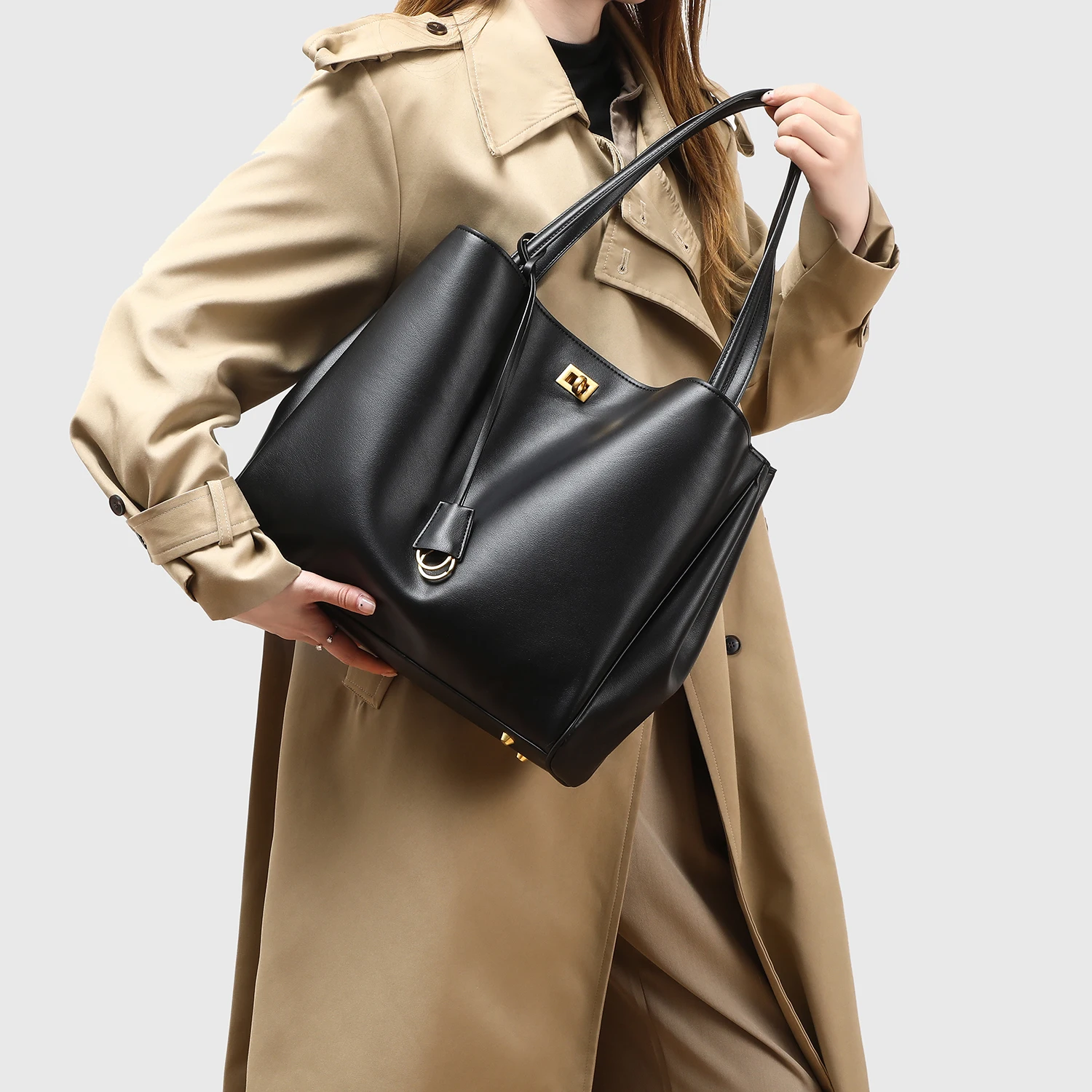 

Fashion new Y2K vintage women's handbag luxury design commuting simple high quality shoulder bag casual wallet armpit official b