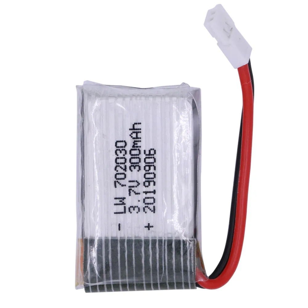 10pcs/lot 3.7V 300mAh lipo battery For E55 FQ777 FQ17W DFD F180 FY530 U816 U830 Battery 20C 702030 For RC Quadcopter Spare Part