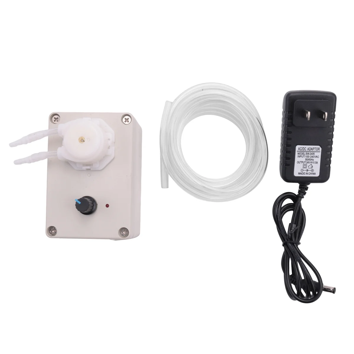 Industrial-Grade Adjustable Peristaltic Pump AB21 Dosing Pump to Control Flow US Plug