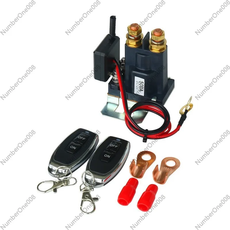 12V 500A Remote Battery Disconnect Switch Relay Anti Leak High Current Kill Switch for Car Truck