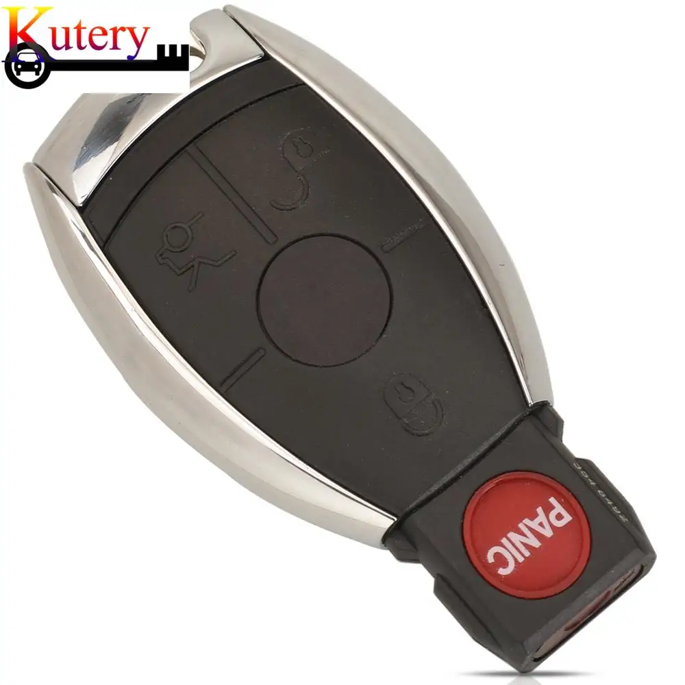 jingyuqin NEC Remote Smart Car Key Shell For Mercedes Benz C E R S CL GL SL CLK SLK 3/3+1 Buttons Key Shell Replacement