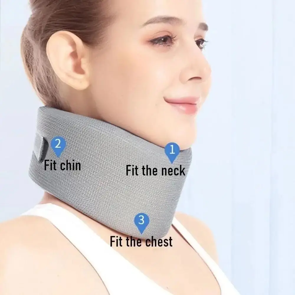 New Adjustable Neck Support Men Women Portable Brace Neck Health Care Sleeping Relieve Pressure Sponge Neck Cervical Collar