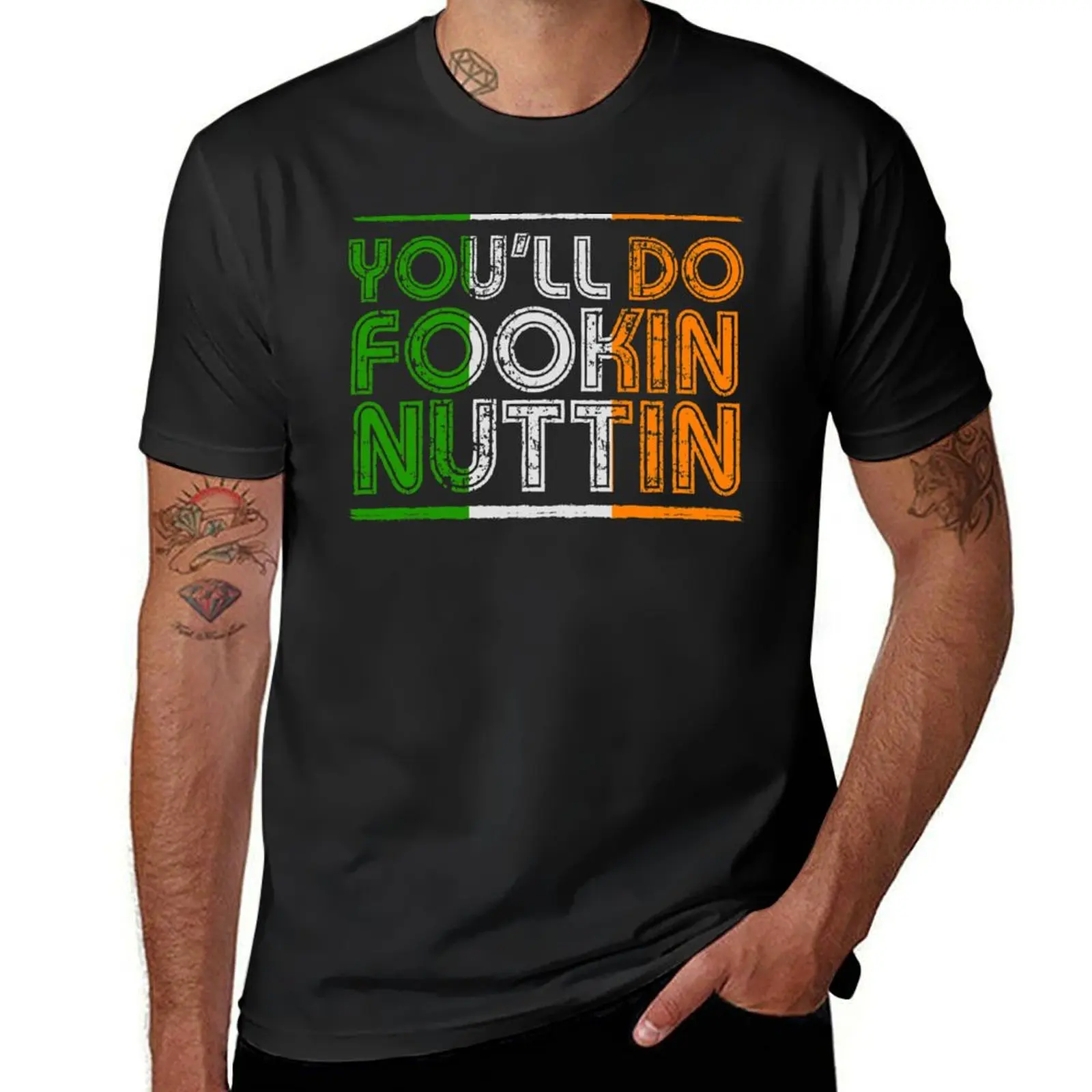 You'll Do Fookin Nuttin T-Shirt summer top cute clothes boys animal print t shirts for men