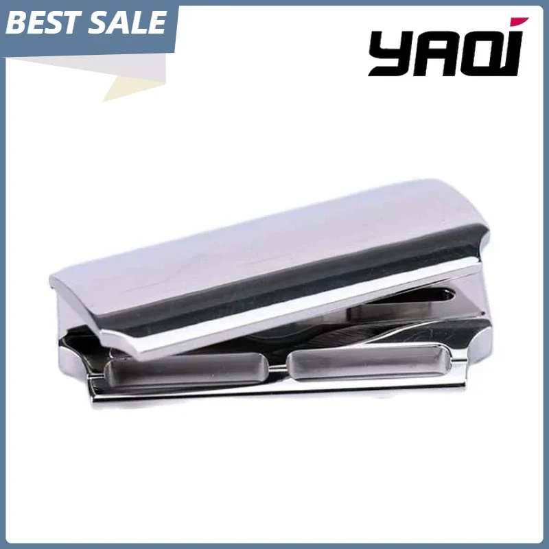 Yaqi جديد Vostok 70SB شريط مستقيم 316 الفولاذ المقاوم للصدأ مصقول سلامة الحلاقة رئيس مع 0.7 مللي متر شفرة الفجوة المحمولة السفر الحلاقة رئيس