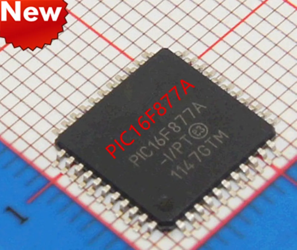 PIC16F877A PIC16F877A-I / PT Microcontrollers SMD TQFP-44