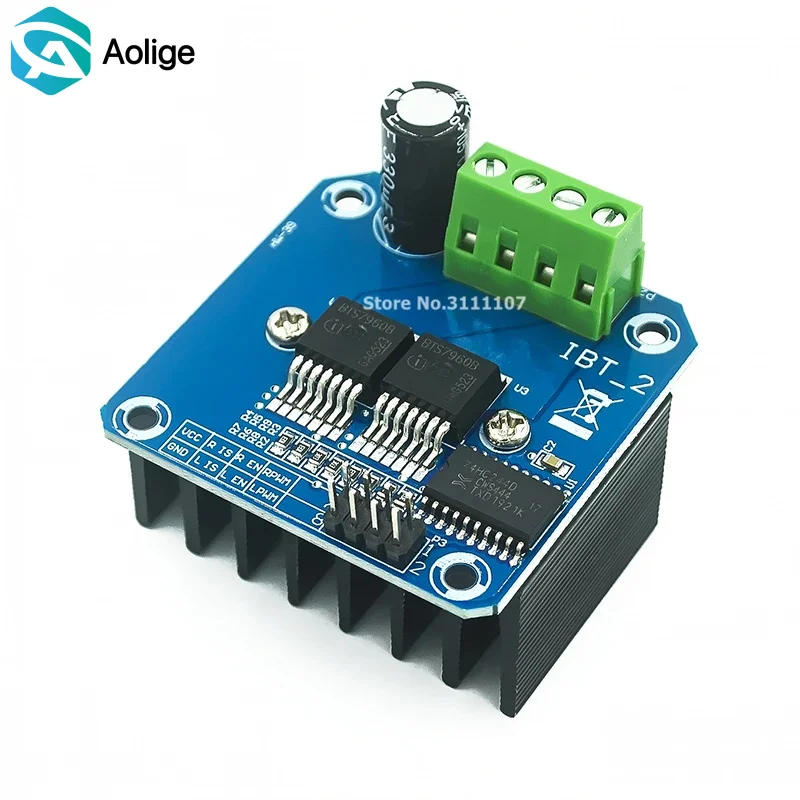 

Smart Car High-Power Motor Drive Module - BTS7960 43A Current-Limited Control, Semiconductor Refrigeration Drive