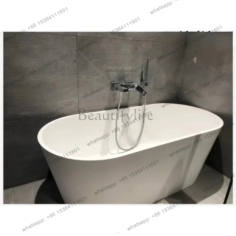 

FG52Lavabo per uso domestico, bagno di fascia alta, hotel a cinque stelle, vasca da bagno opaca in pietra artificiale