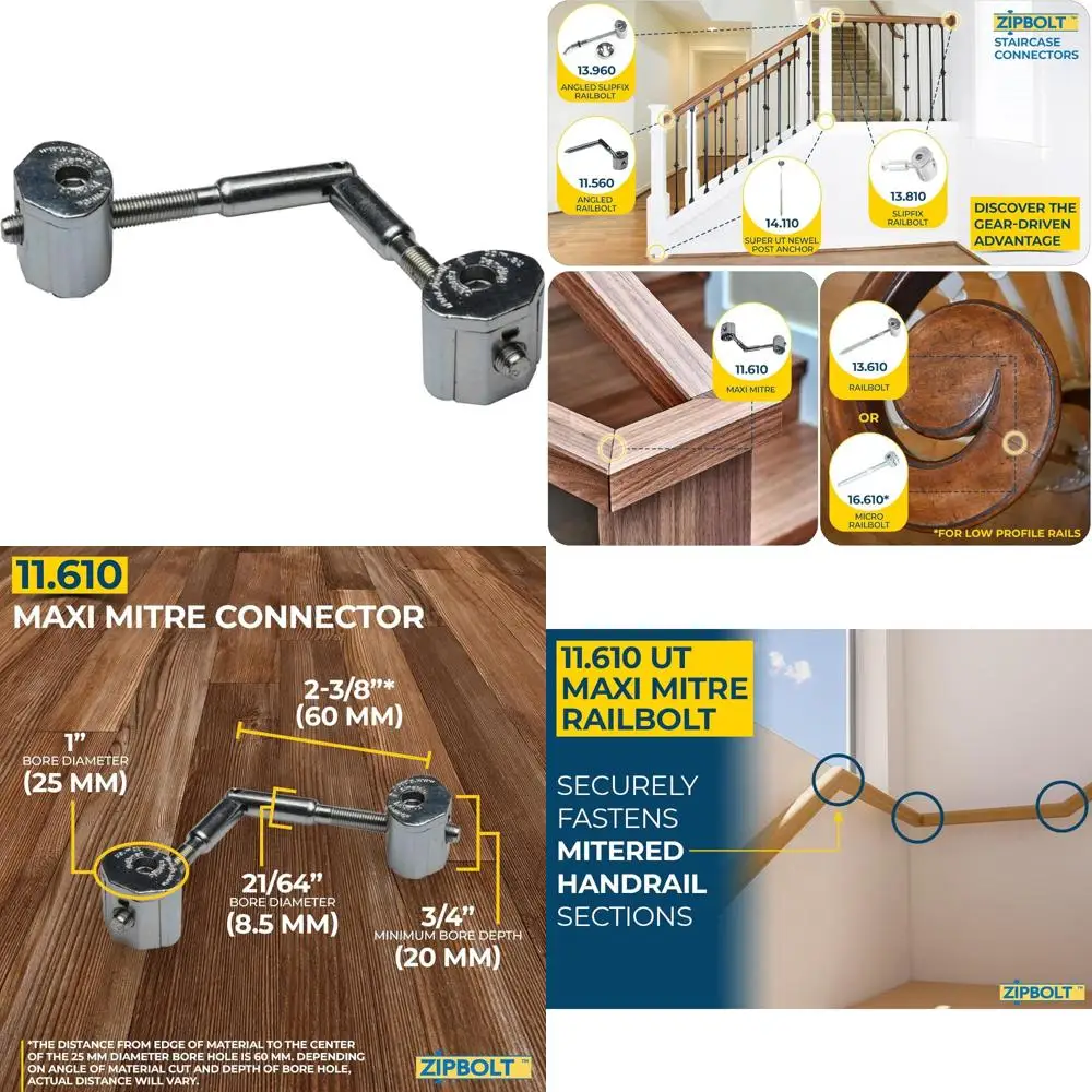 موصل ماكسي ميتري لدراجات الدرج الميتري - التركيبات السكنية والتجارية، خيار الحزمة السائبة #1