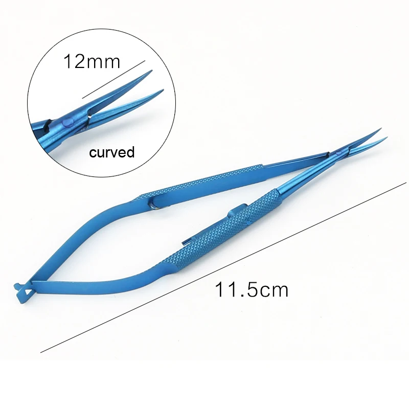 Microlocking Needle HoldersClamp Microsurgical Needle HoldersStraight Elbow