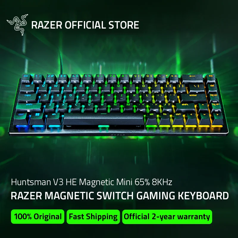 Razer Huntsman V3 HE Magnetic 8KHz Mini Mechanical Gaming Keyboard