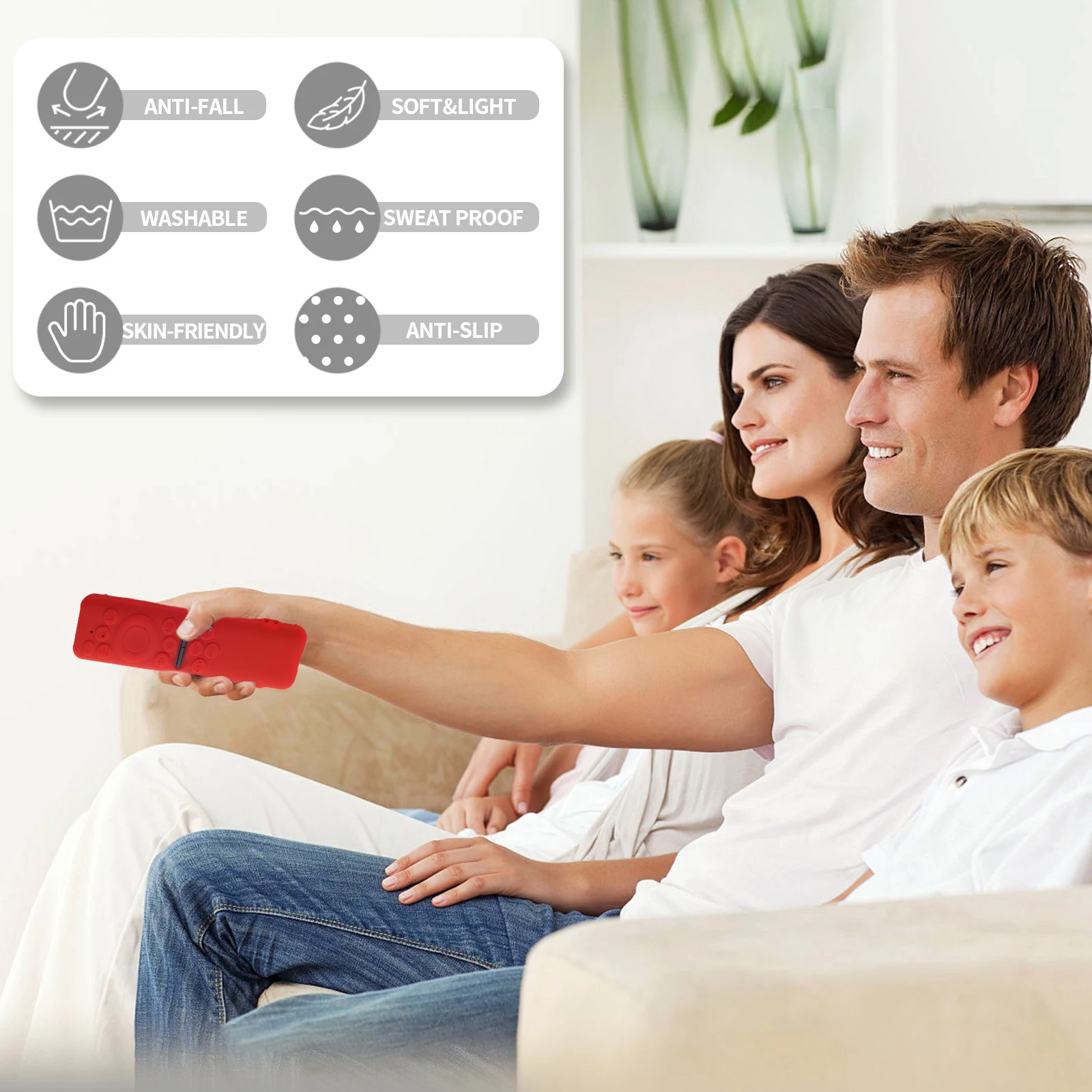 Silicone Case for Samsung TM2560E Remote Control, Compatible with 2025 Neo QLED Smart TV Remote BN59-01432A BN59-01432J