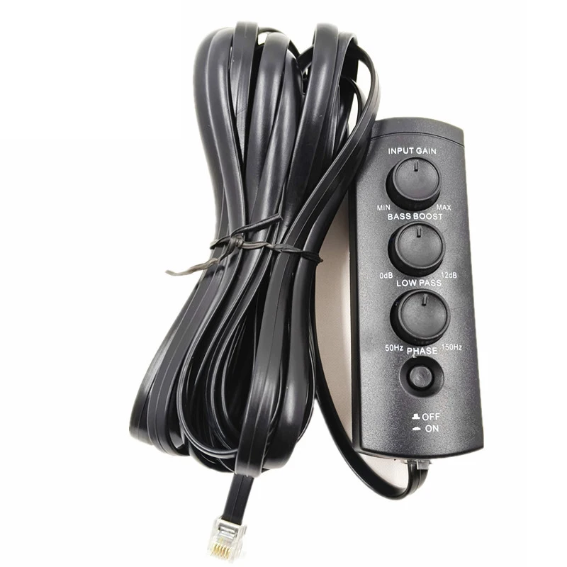 

Car Level Controller Remote Level Control Subwoofer for Car Volume Control Cable Car Audio Amplifier 6-wire
