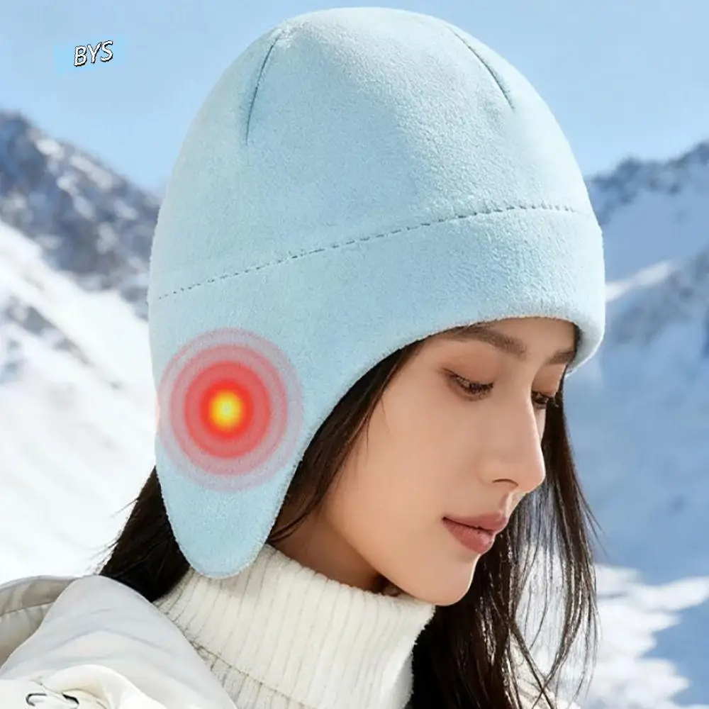 

Polyester Ear Protection Cap Coldproof Windproof Design Windproof Hat Parent Child Multiple Colors Helmet Liner Women Men