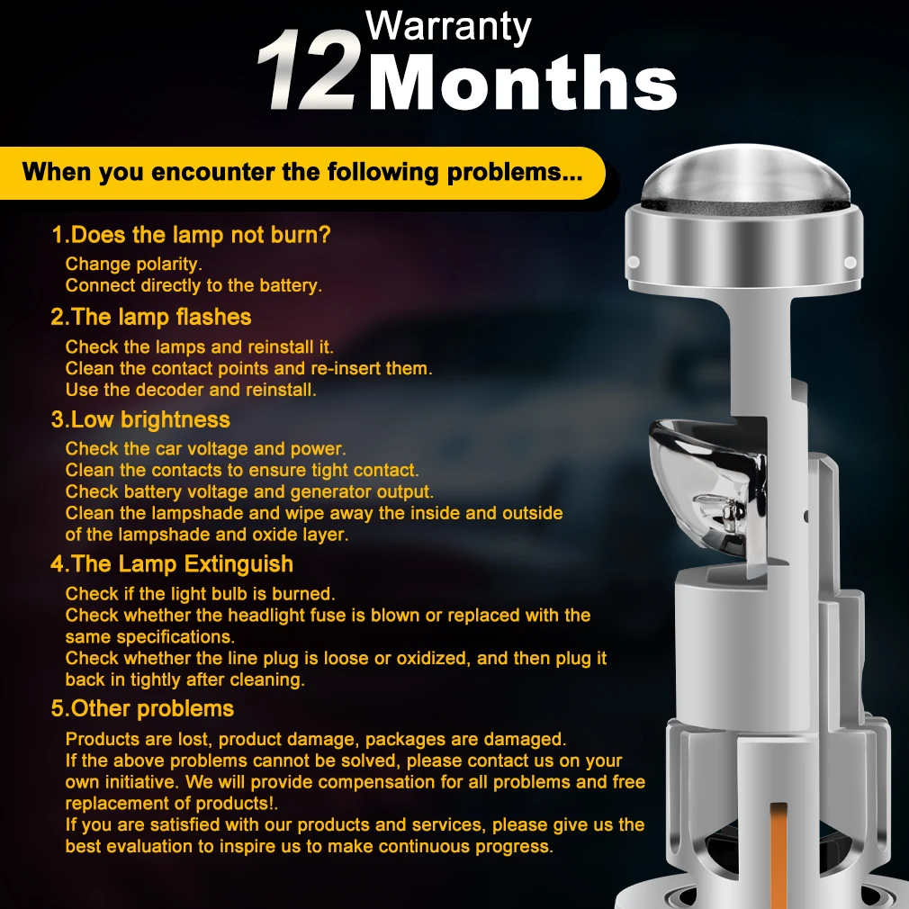 XSTORM H7 جهاز عرض (بروجكتور) ليد عدسة 100 واط 30000LM عدسة مزدوجة Led H4 المصباح Canbus سيارة H7 مصابيح كهربائية توربو مصباح أضواء دراجة نارية