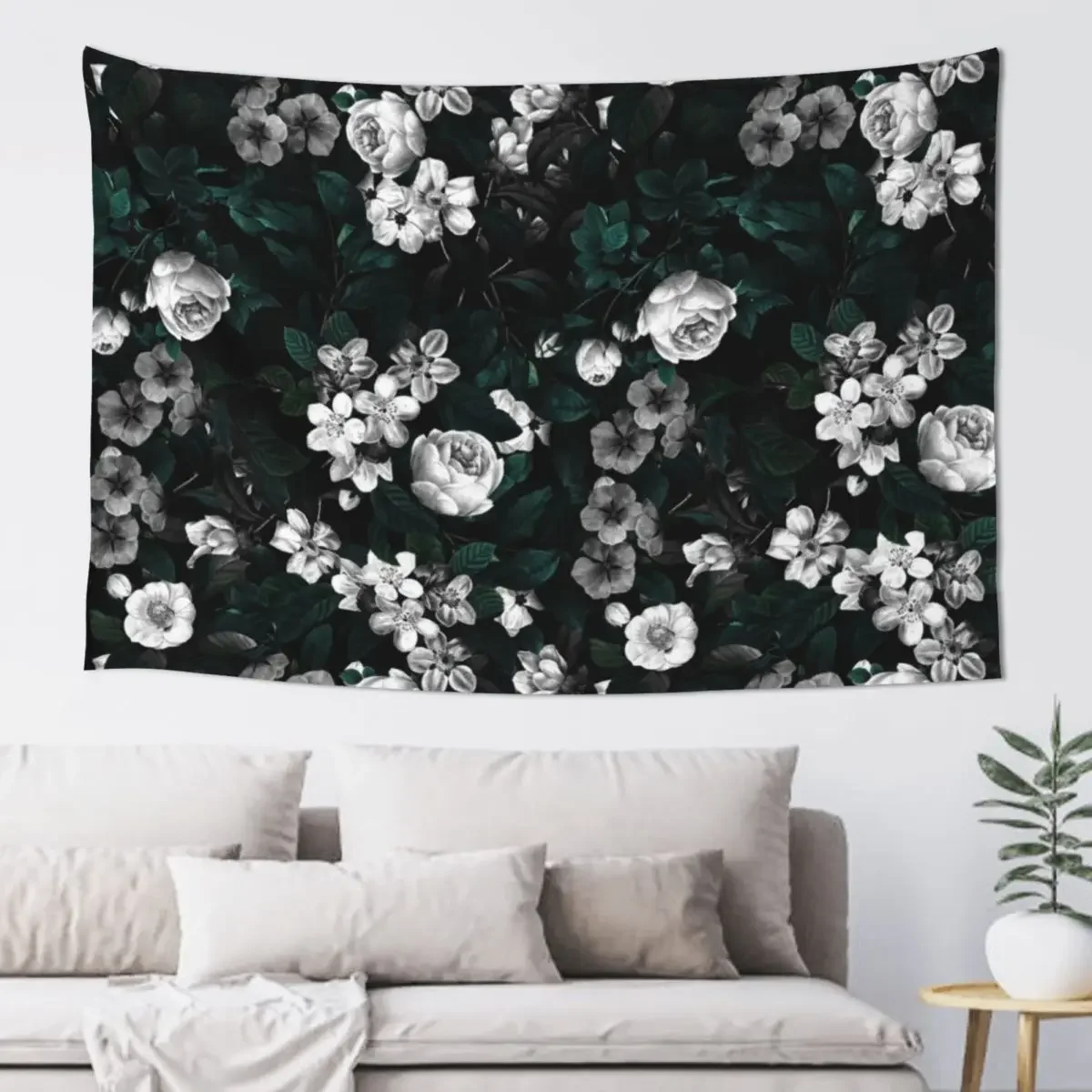 

Botanical Night Tapestry Aesthetic Room Decors Home And Comfort Decor Bedroom Decoration Tapestry