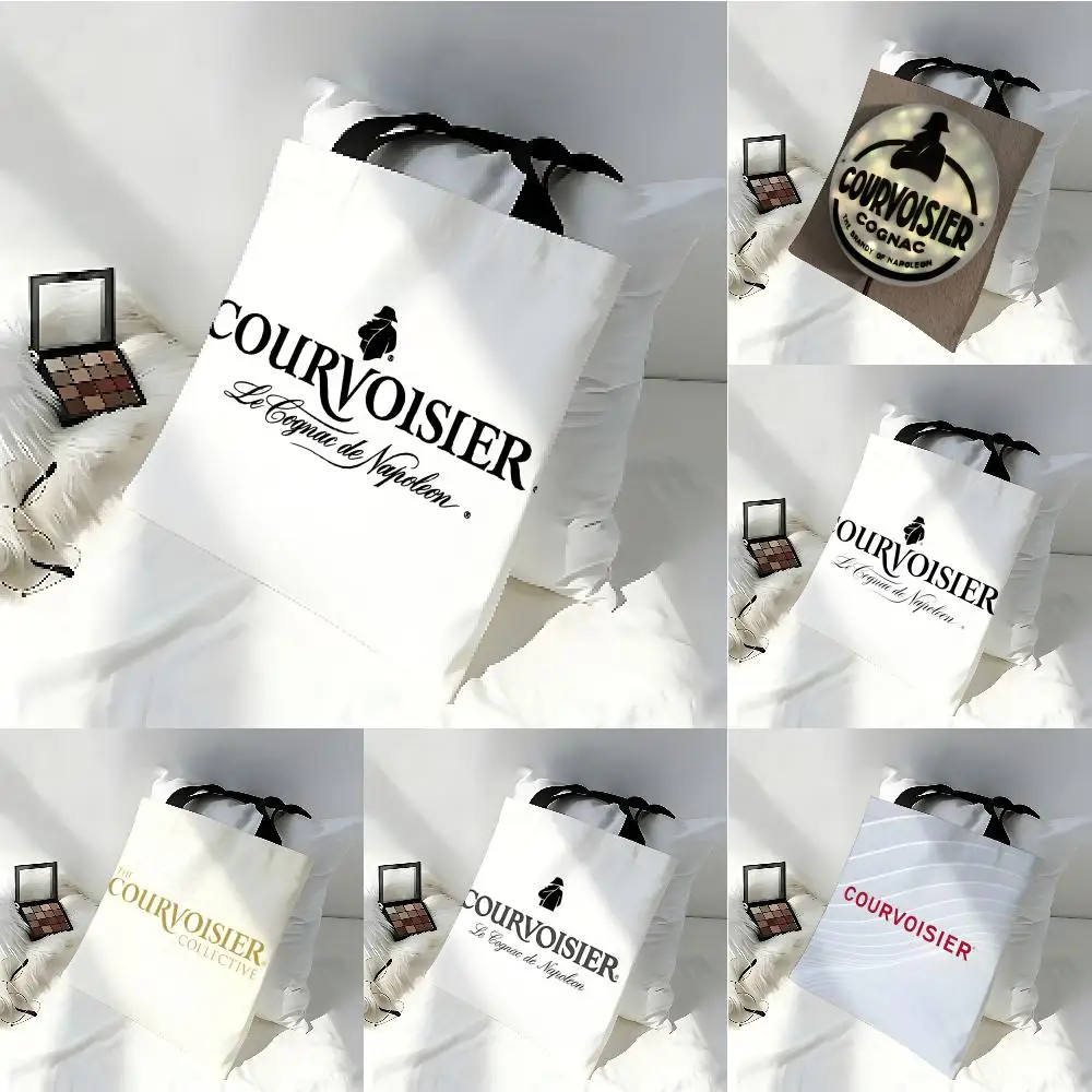 Bolso Tote de Gran Capacidad C-Courvoisier para Hombre, con Hermosa Decoración, Elegante Bolso de Hombro para Mujer