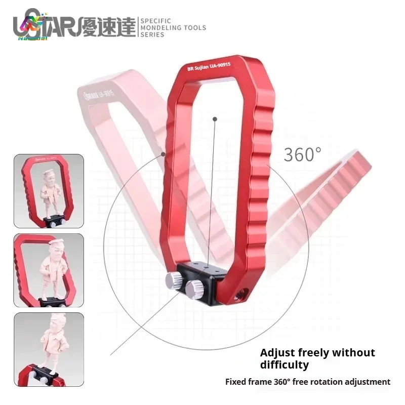 

Ustar UA-90915 Model Painting Stable Scaffold Fixed Frame for Gunpla Military Scale Model Building Tools Hobby DIY Craft Tool