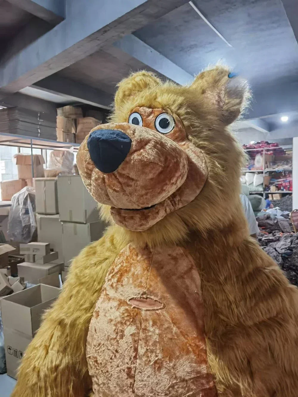 Giant Full Body Inflatable Bear Mascot Costume Adult Walkable Blow Up Suit Stage Wear Character Fancy Dress for Entertainment image 6